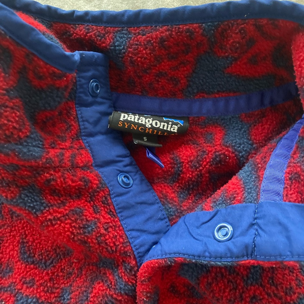 Rare Patagonia Synchilla Red Lotus